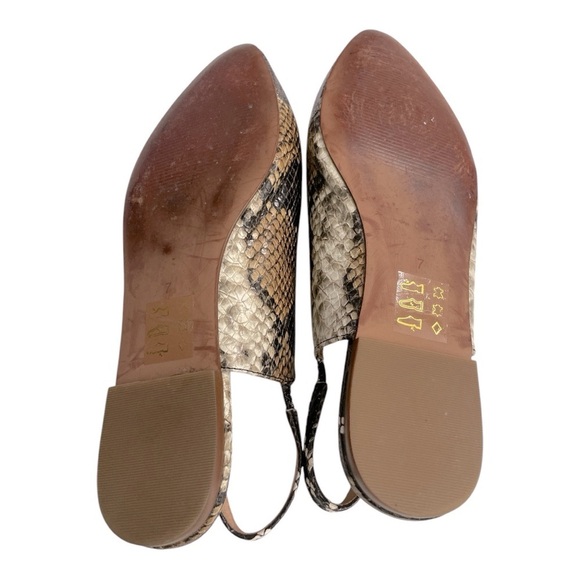 Madewell Margot Flats Brown
Leather Snake Multi Print Slingback
Shoes Size 7 - Picture 8 of 12